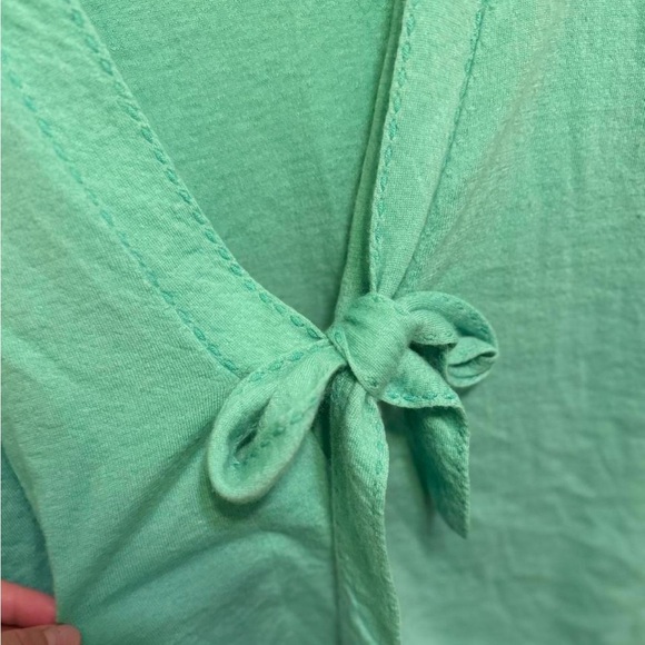 Escada Green Cashmere Tie and Snap Front Cardigan Knitwear - Picture 2 of 8